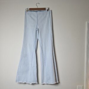 Free People Light Blue Wide Leg Jeans